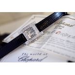 *Beautiful* Chopard Ladies Your Hour / Diamond 'H' - 18k White Gold, Diamond Set