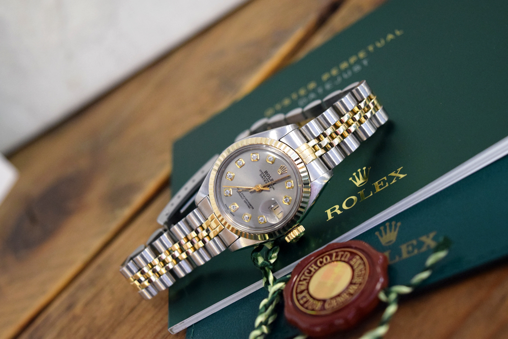 ROLEX Datejust (Ladies) - Yellow Gold / Steel with Diamond Set GREY DIAL - Image 7 of 7