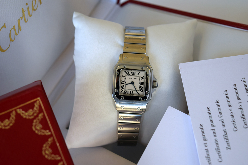 Cartier – Santos (W20056D6 / 1565) Stainless Steel with White Dial - Image 15 of 15