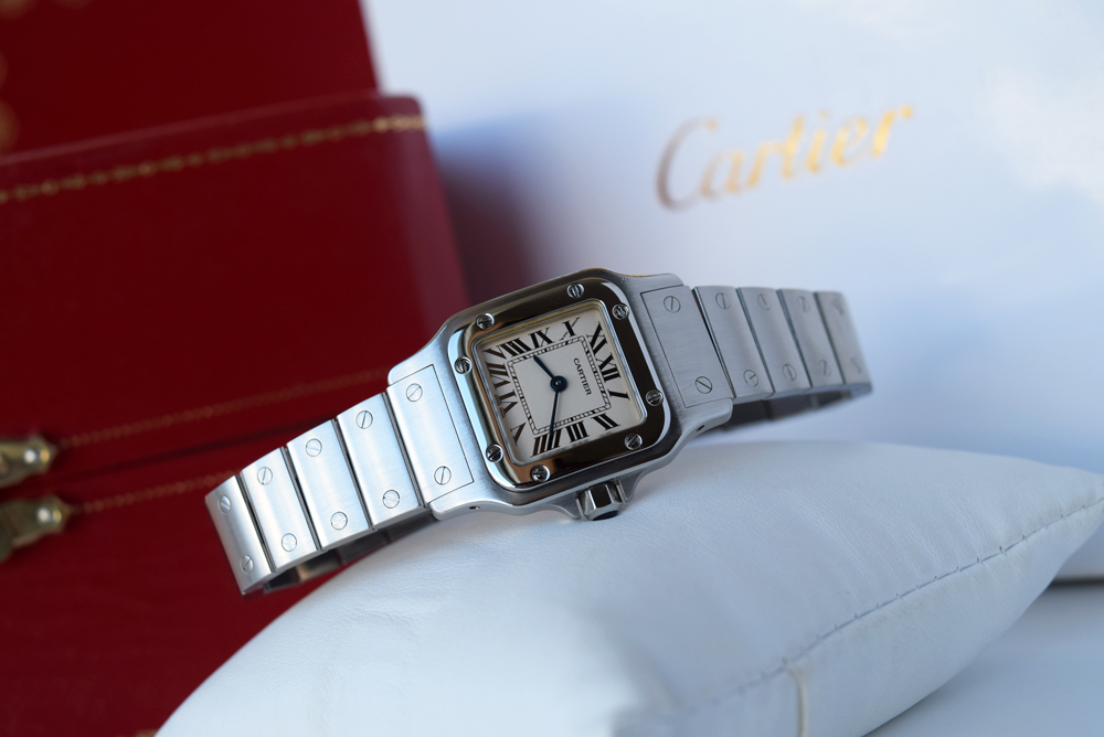 Cartier – Santos (W20056D6 / 1565) Stainless Steel with White Dial - Image 6 of 15