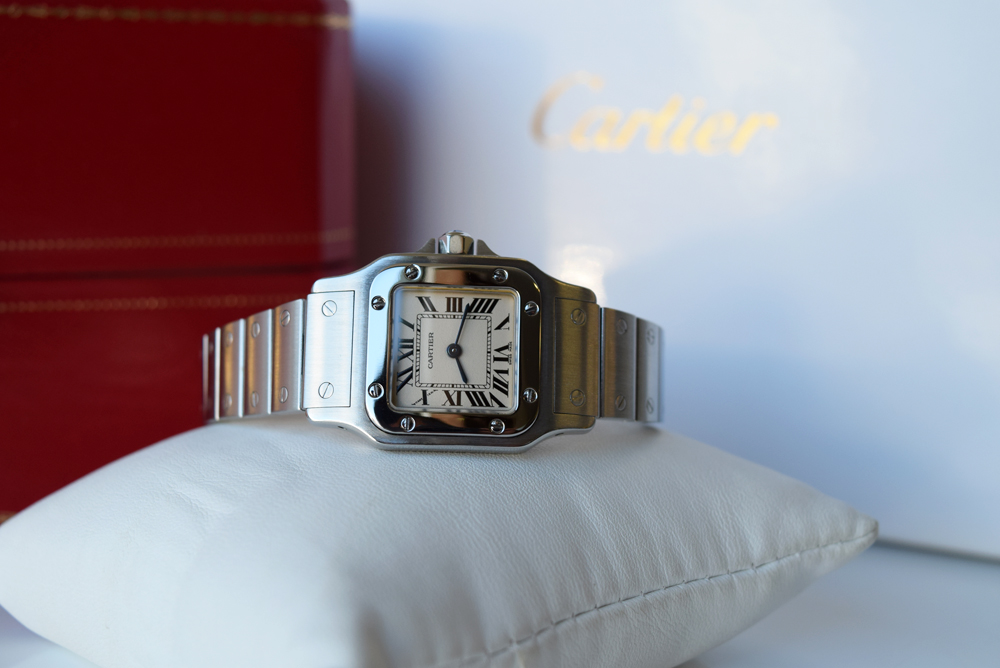 Cartier – Santos (W20056D6 / 1565) Stainless Steel with White Dial - Image 8 of 15