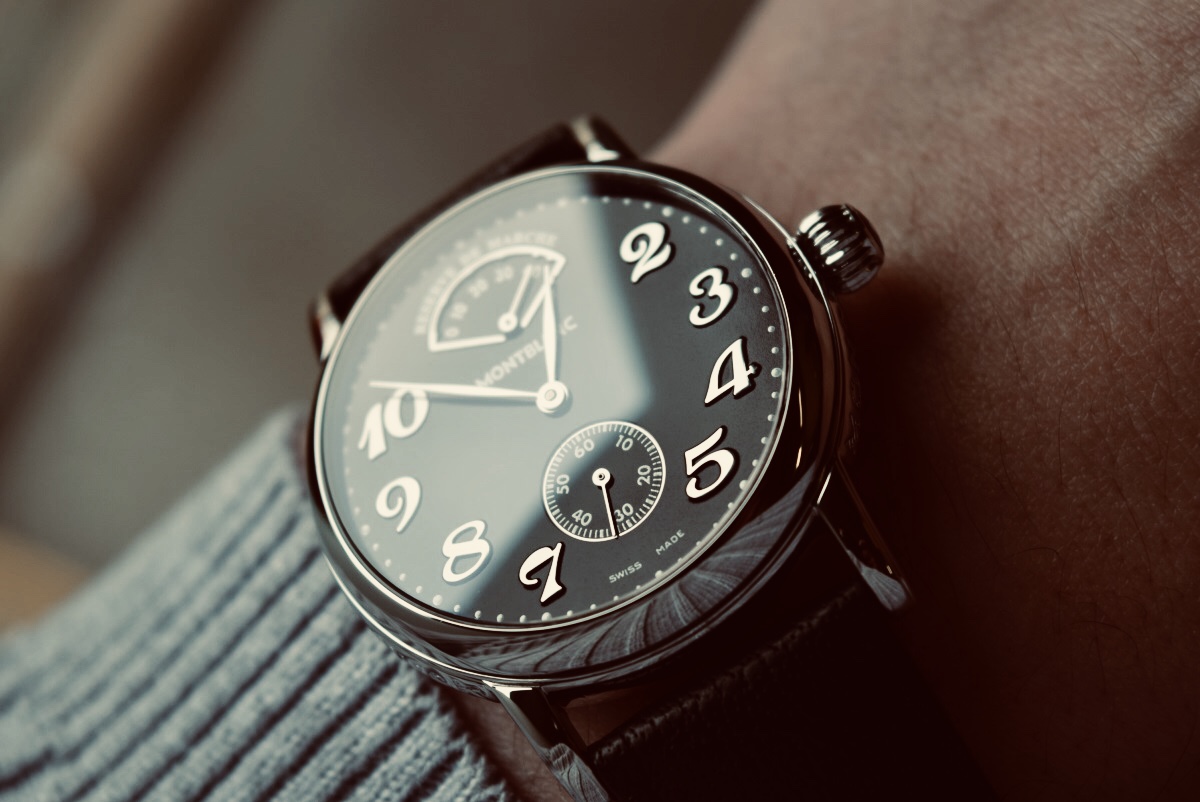 Mont Blanc 'Reserve de Marche' - Stunning Gents Dress Watch (Manual-wind, Power Reserve) - Image 3 of 4