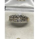 14k GOLD TAPERED BAND RING