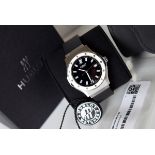 HUBLOT - FUSION (B 1905.1) BLACK DIAL & STAINLESS STEEL CASE!