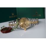 ROLEX Datejust - Stainless Steel & Gold with Concentric Arabic Dial