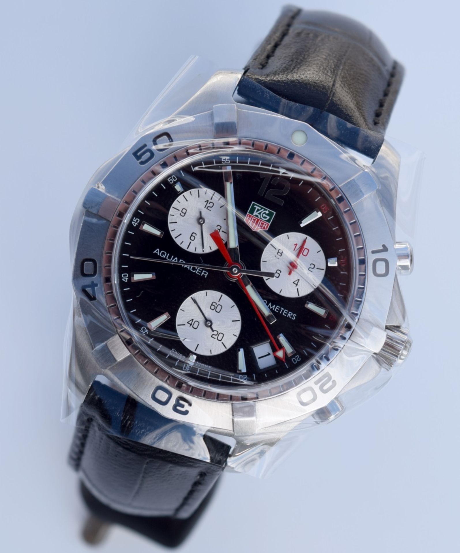 TAG Heuer Aquaracer Chronograph - Steel/ Black Dial/ 42mm - Image 2 of 4