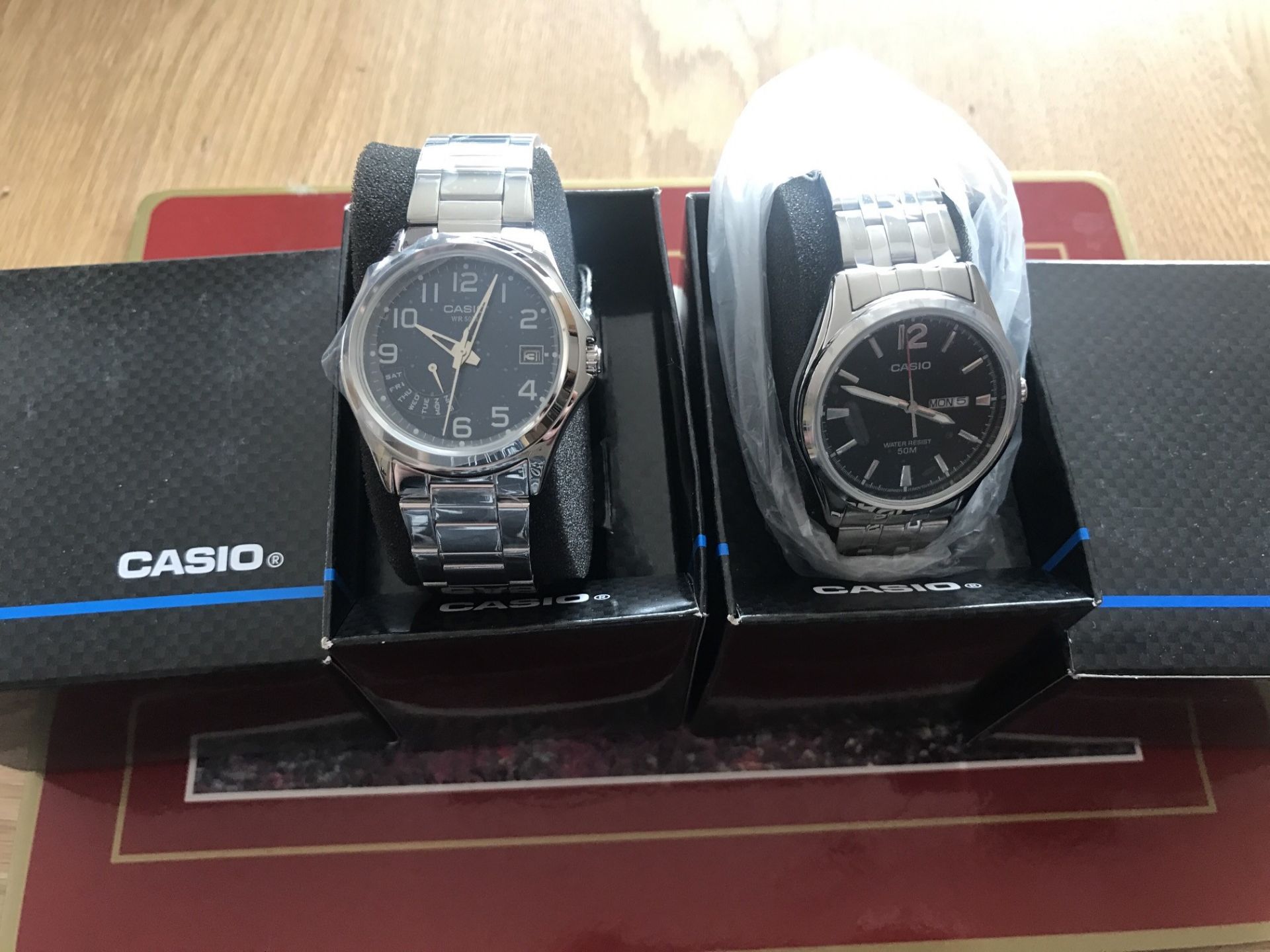 2 x CASIO WATCHES BOXED