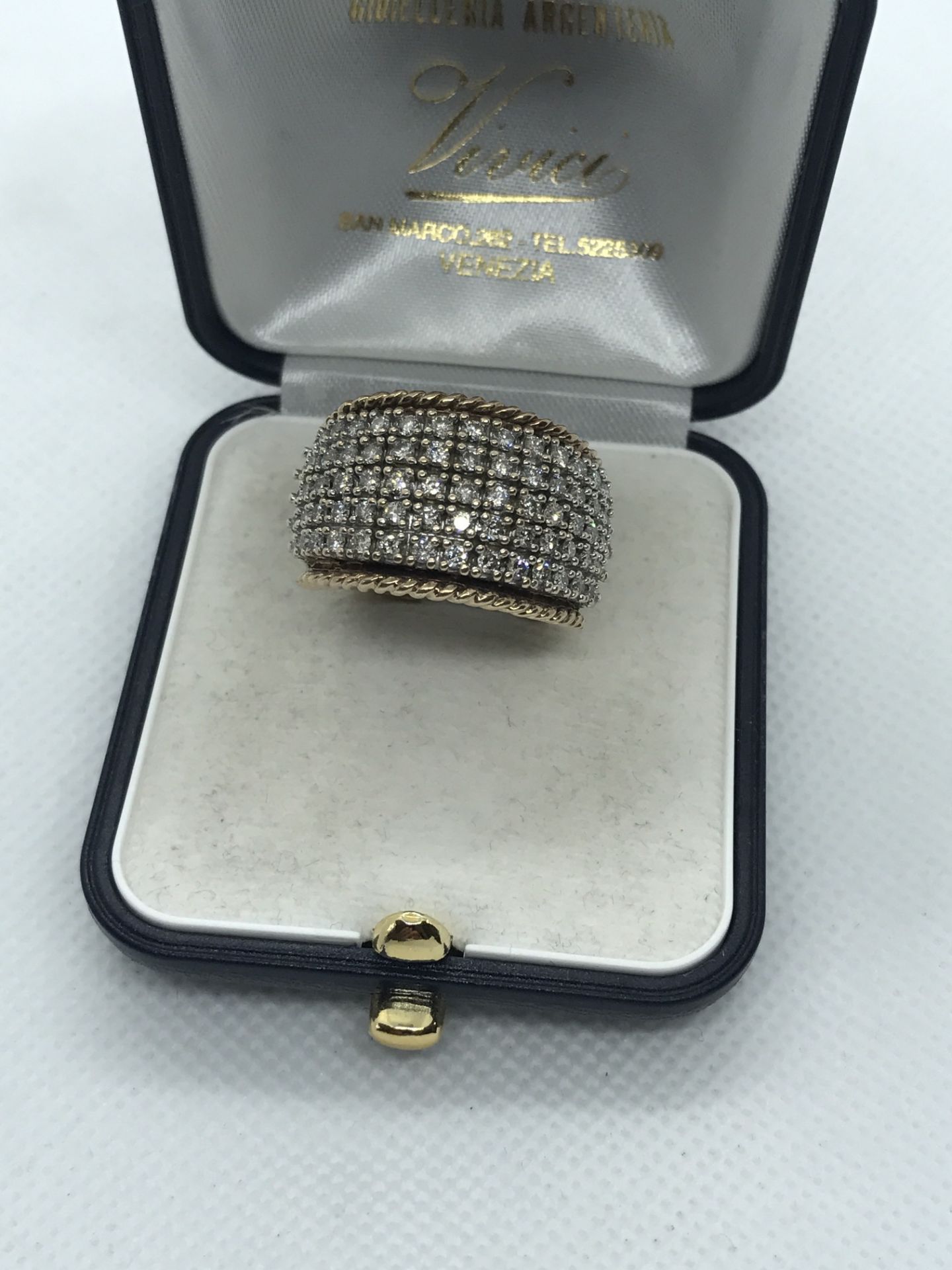1.50ct PAVE DIAMOND BOMBAY DIAMOND RING