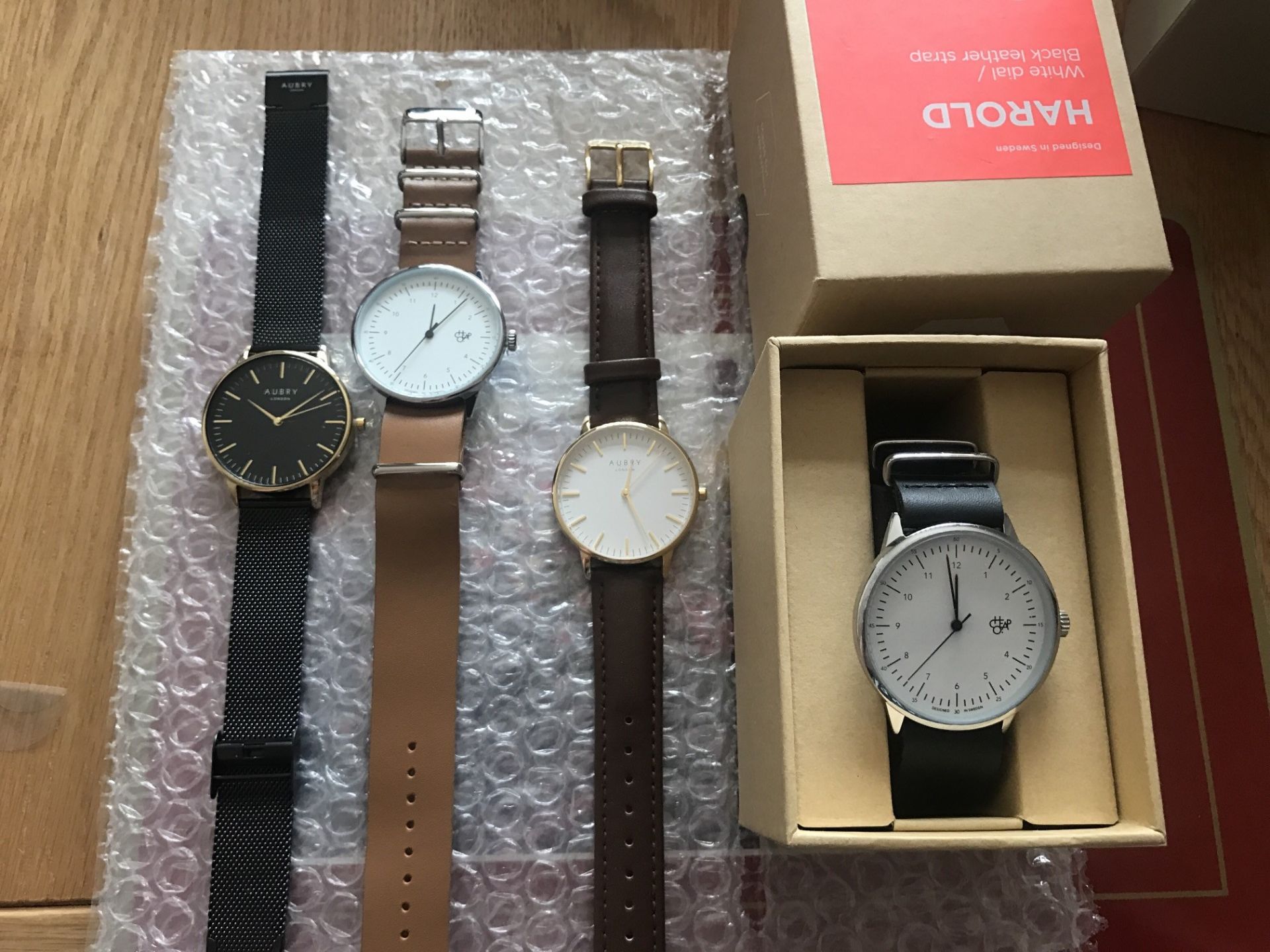 4 x DESIGNER WATCHES