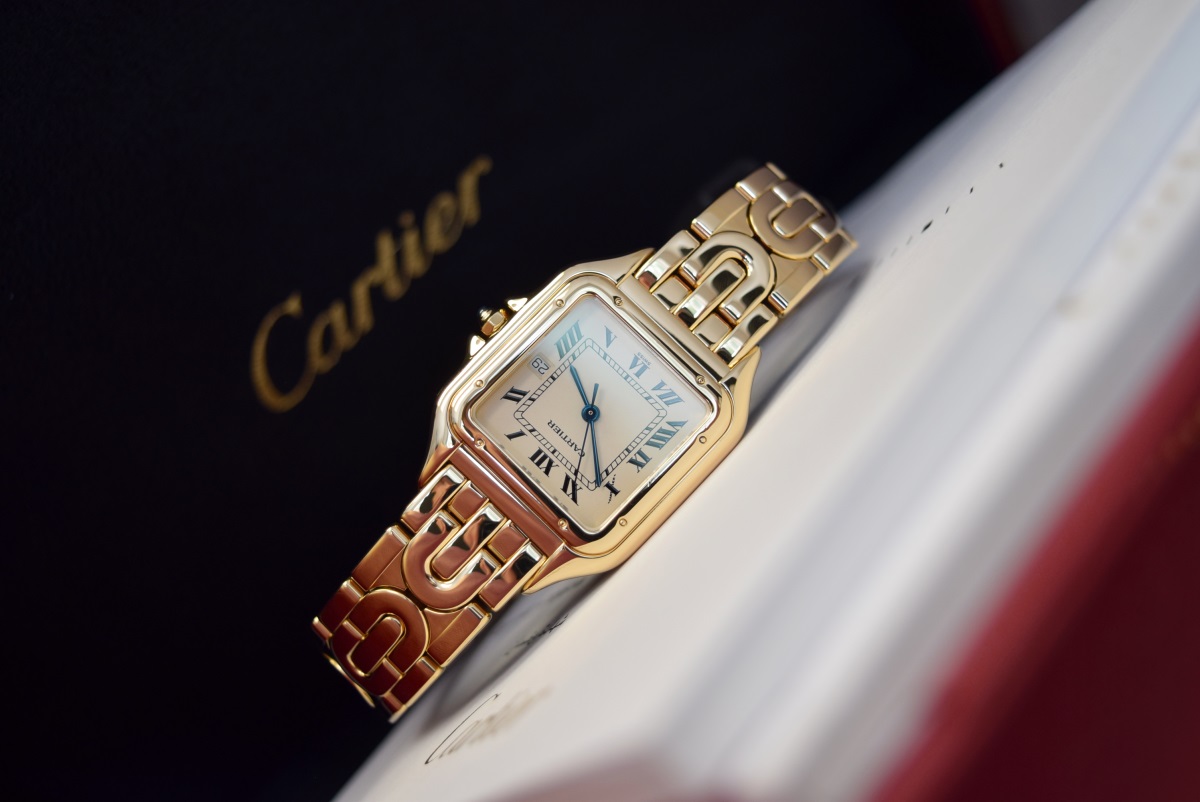 Solid 18K Gold Cartier Panthere XL - Very Rare XL 'Art Deco' Model (Boxset & Certificate) - Image 2 of 15