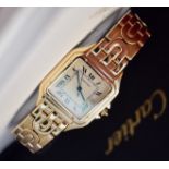 Solid 18K Gold Cartier Panthere XL - Very Rare XL 'Art Deco' Model (Boxset & Certificate)