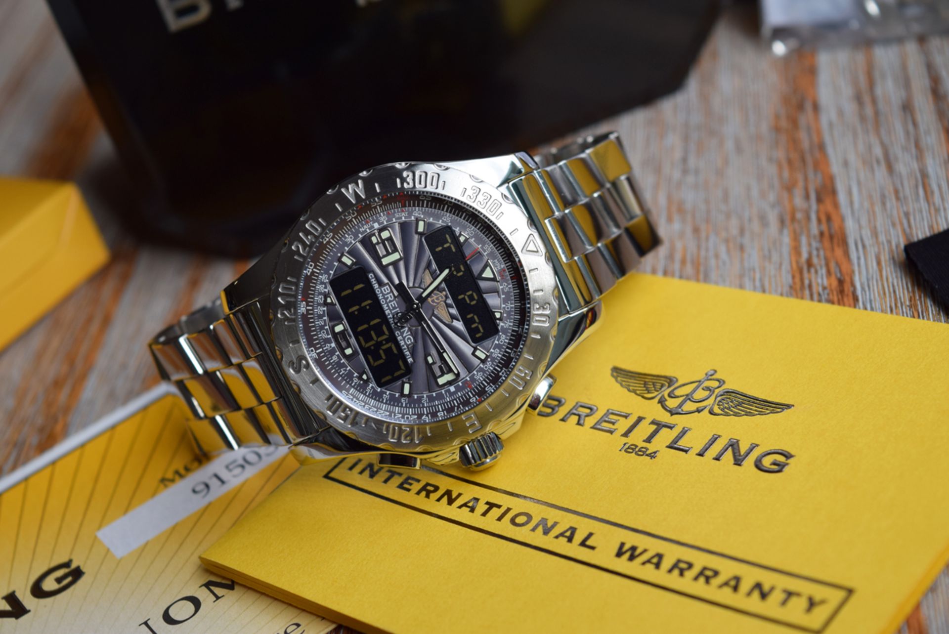 BREITLING AIRWOLF 'PROFESSIONAL' (A78363) - SUNBURST DIAL - Image 11 of 11