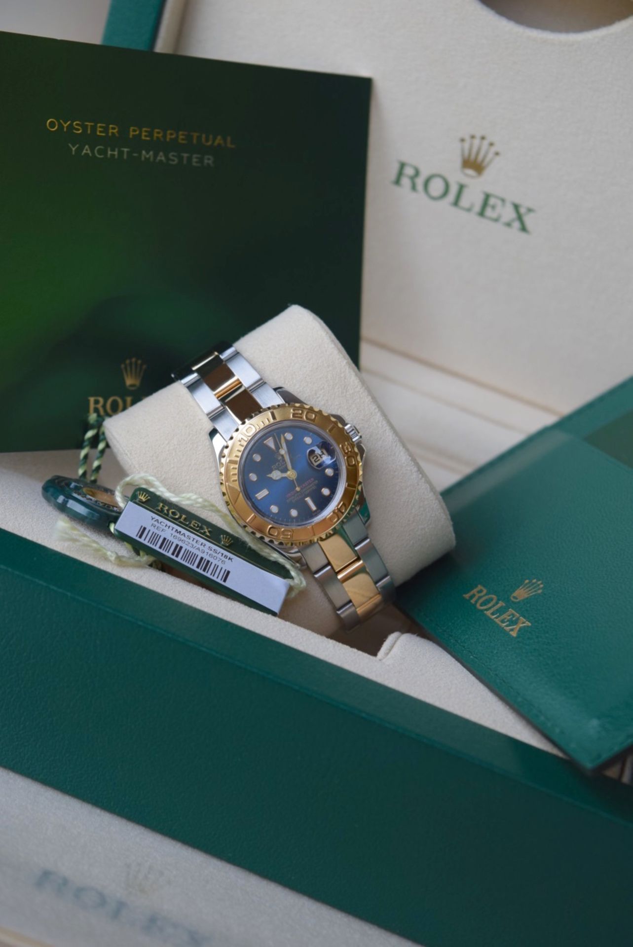 Bi-metal Rolex Yachtmaster - Steel & 18K Gold (Blue Dial) - Image 5 of 10