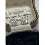 IMPRESSIVE 2.60ct DIAMOND SOLITAIRE EARRINGS (APPROX 1.30ct EACH EARRING)