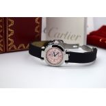 *CARTIER* PASHA / MISS PASHA with PINK DIAL (2973)