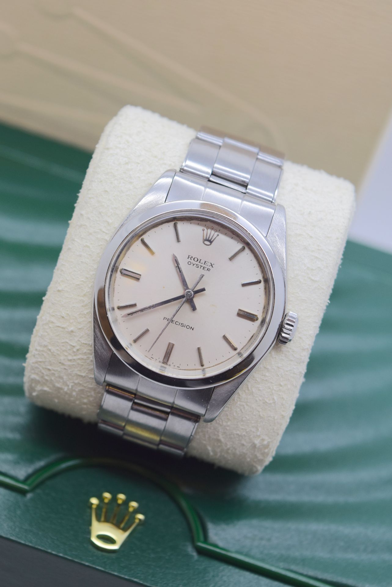 Rare Collectable Vintage Rolex Oyster 'Precision' Montres Rolex S.A Swiss 17-Jewel Gentlemans Watch