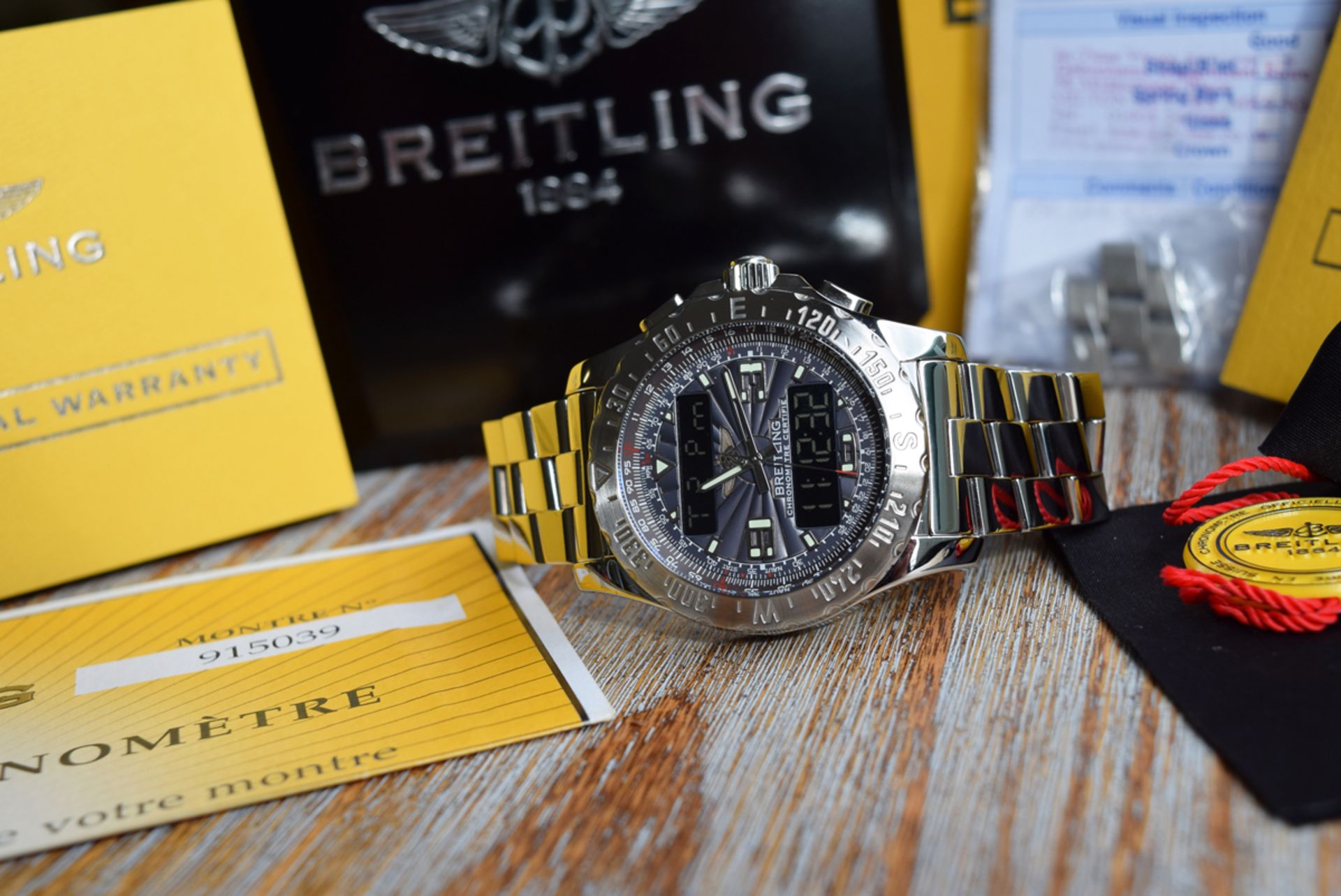BREITLING AIRWOLF 'PROFESSIONAL' (A78363) - PATTERNED DIAL - Image 5 of 11