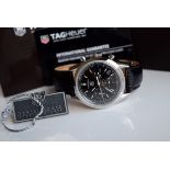 TAG HEUER 'CARRERA' CHRONOGRAPH (CV2111-0) BLACK DIAL