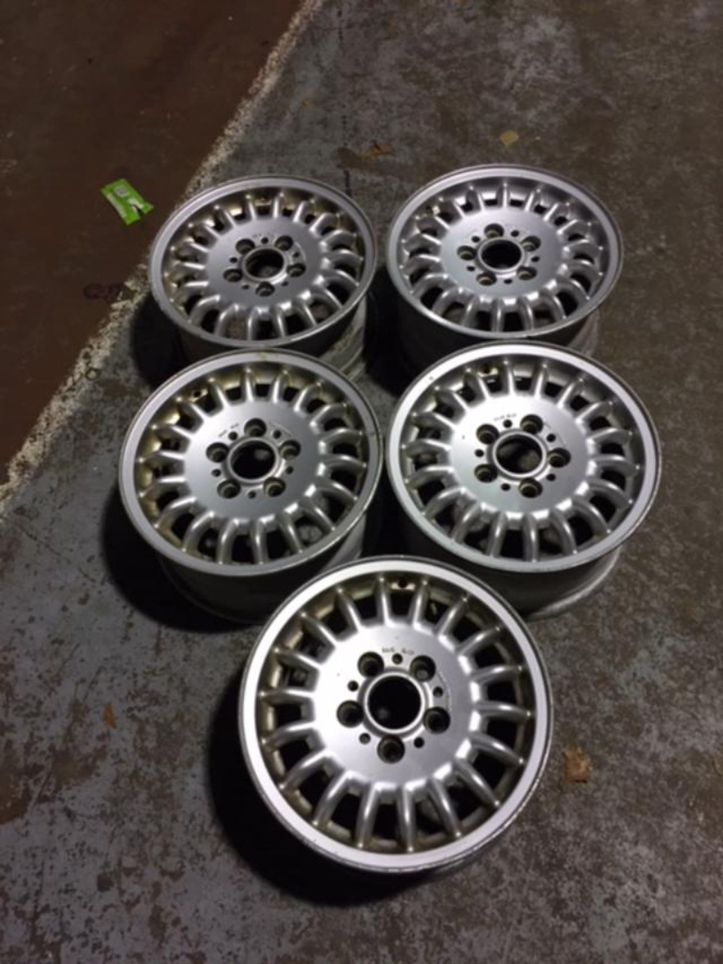 Classic BMW E 36 alloy wheels five