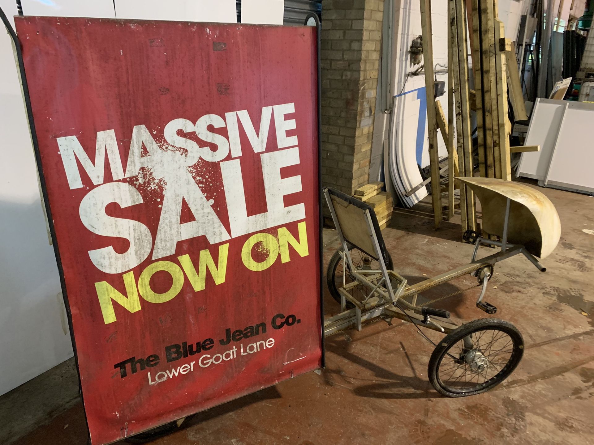 RARE ADVERTISING BIKE