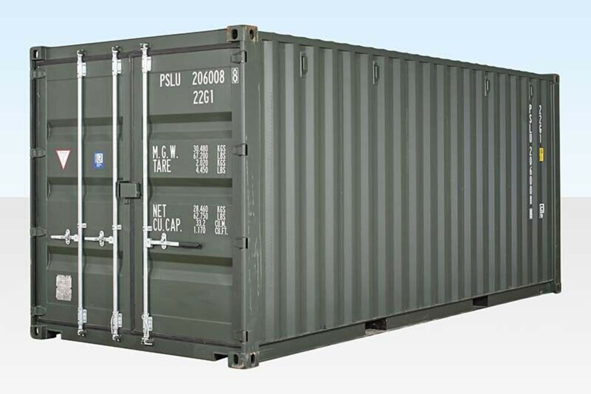 20ft Storage Container (Used for One Trip) - NO VAT (ONLY ON BUYERS PREMIUM)