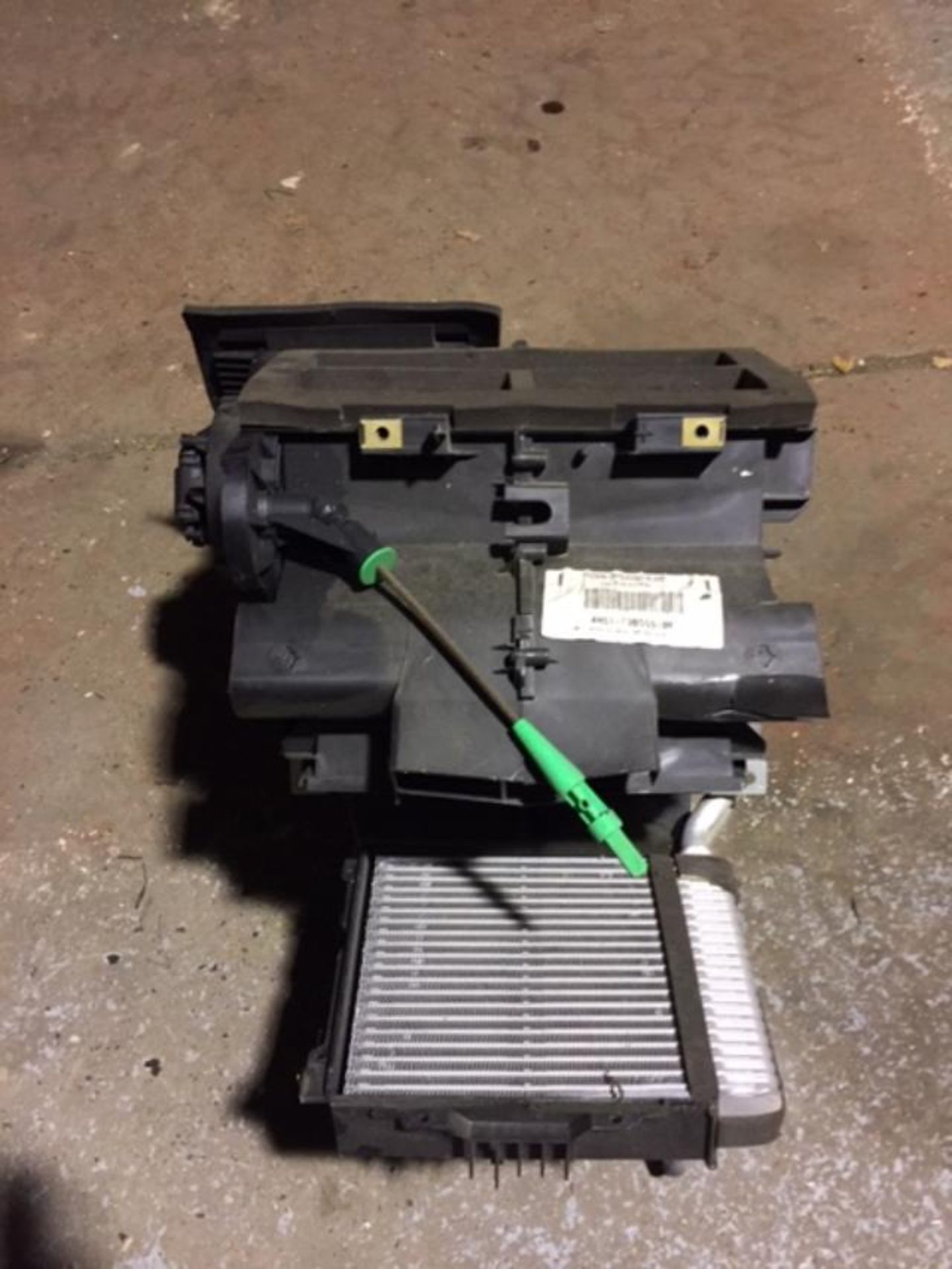 BMW X3 heater matrix and heater box