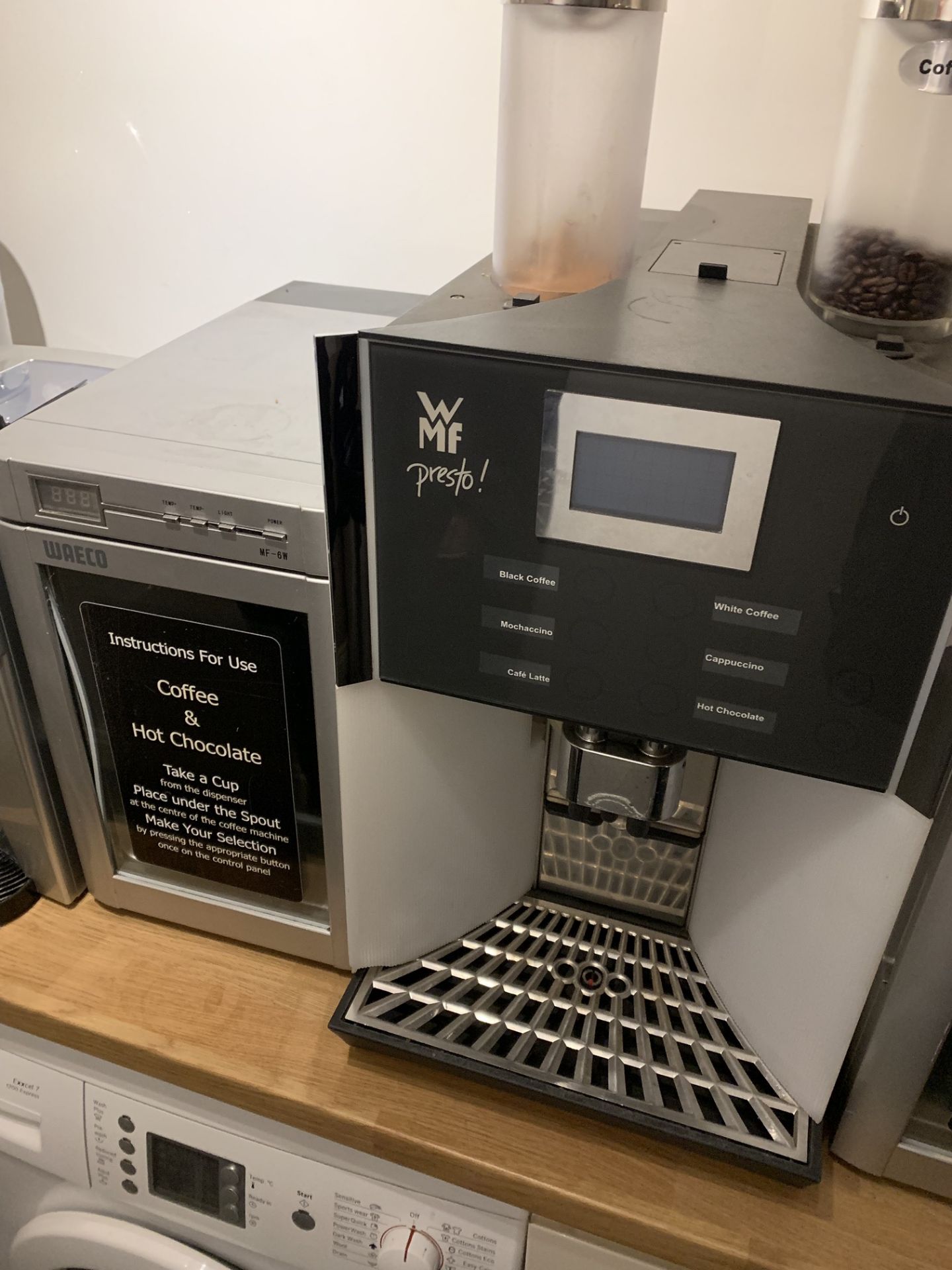 PRESTO COFFEE LATTE MACHINE WITH MILK FRIDGE