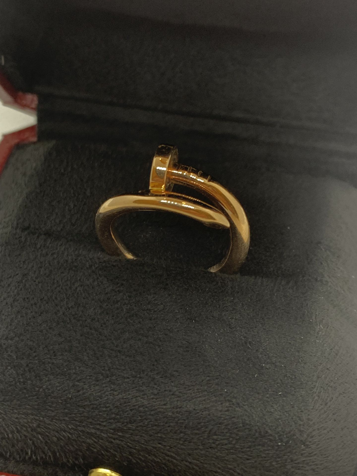 18ct ROSE GOLD JUSTE UN CLOU STYLE RING - Image 2 of 4