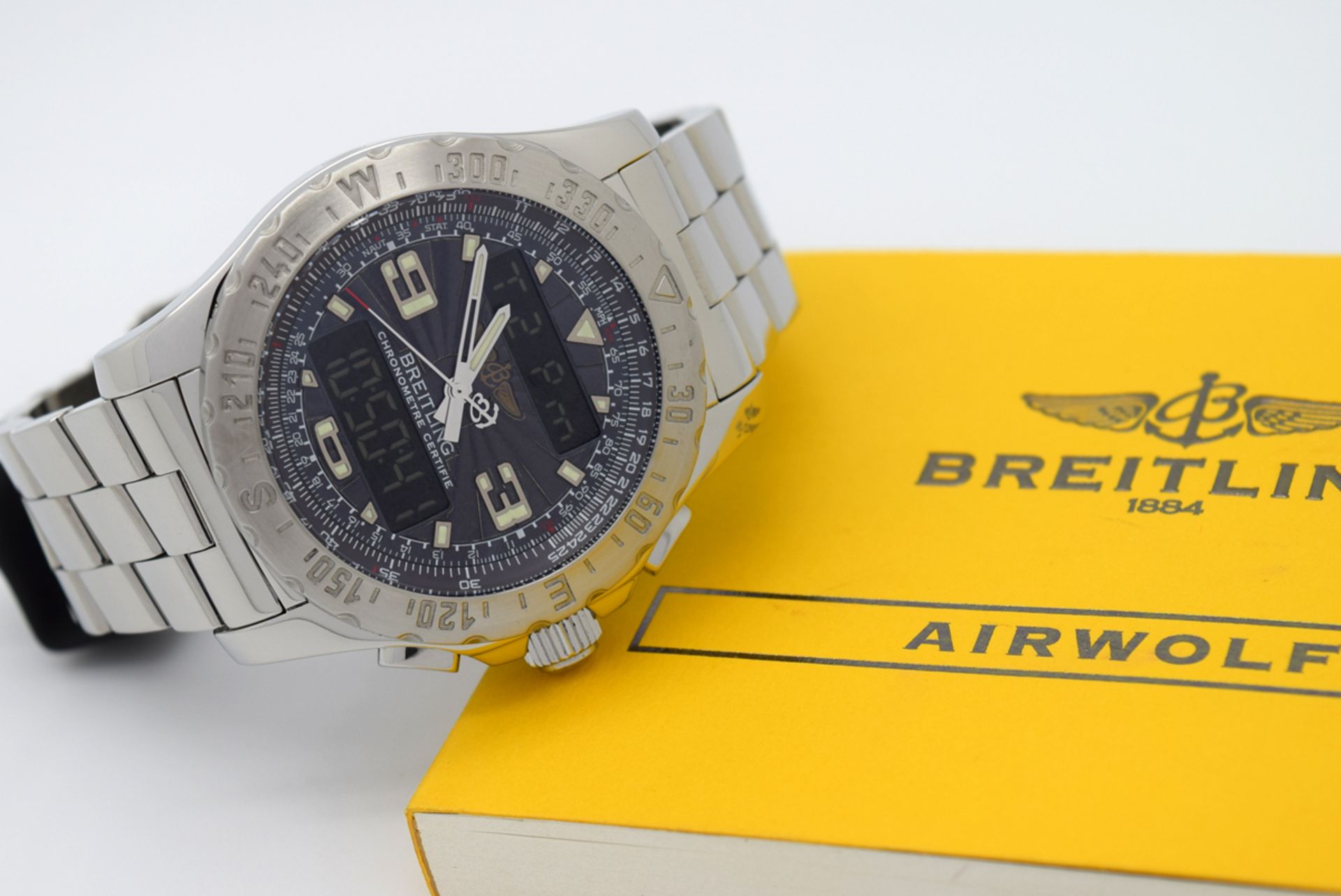 BREITLING AIRWOLF 'PROFESSIONAL' (A78363) - BLUE DIAL - Image 9 of 9