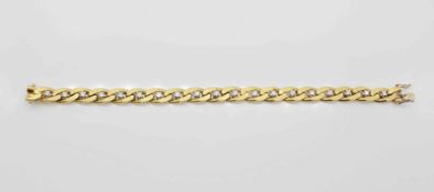 Armband in 750 Gold mit 20 Brillanten gesamt ca. 1,4 ct, mittlerer Reinheits- und Farbgrad , Gewicht