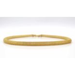 585 gold knitted chain.weight 31,8 g, length 45 cm, diameter 6,8 mm- - -15.00 % buyer's premium on