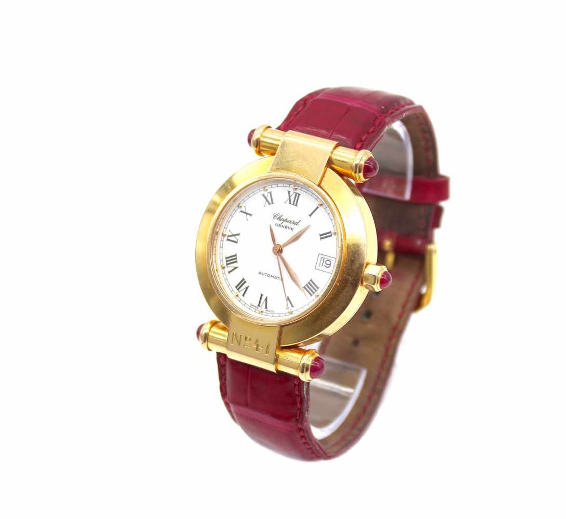 Chopard Imperial No.41 Mens wristwatch Imperiale 37/3173-21 automatic made of 750 gold with 5 ruby - Bild 2 aus 6