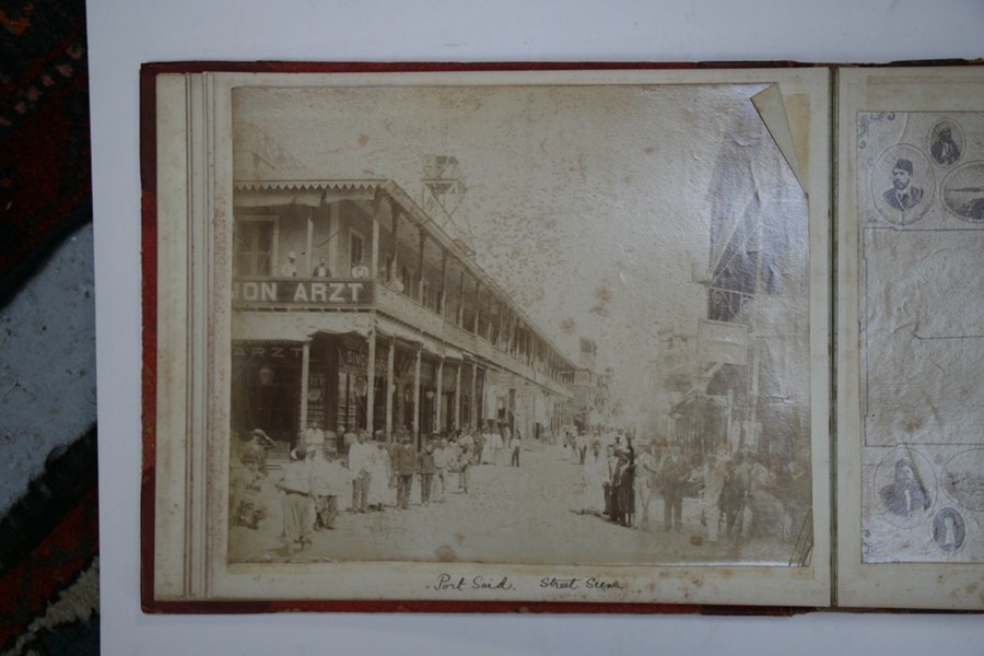 A Victorian photograph album containing photographs covering an Australian and New Zealand tour - Image 15 of 33