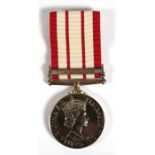 A mounted Naval General Service Medal with Near East clasp named to SSX858210 RJ MILES AB RN