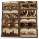 A boxed set of thirty three Underwood & Underwood stereoscope photographs of the South African