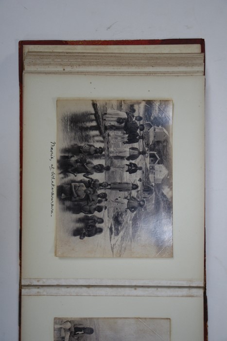 A Victorian photograph album containing photographs covering an Australian and New Zealand tour - Image 18 of 33