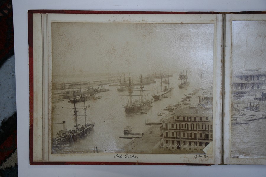 A Victorian photograph album containing photographs covering an Australian and New Zealand tour - Image 14 of 33