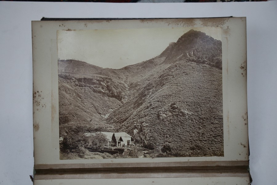 A Victorian photograph album containing photographs covering an Australian and New Zealand tour - Image 28 of 33