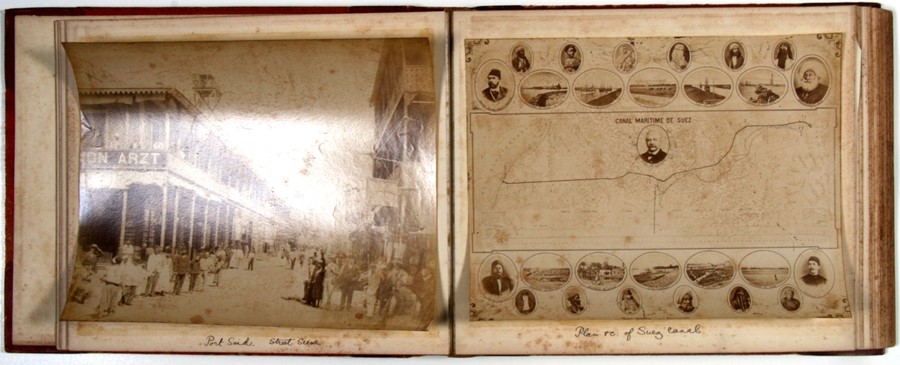A Victorian photograph album containing photographs covering an Australian and New Zealand tour - Image 5 of 33