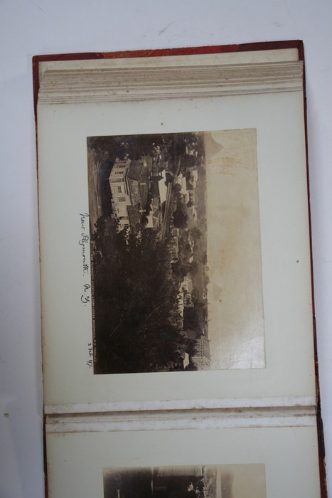 A Victorian photograph album containing photographs covering an Australian and New Zealand tour - Image 25 of 33