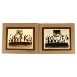 Three original Masonic photographs mounted on card of the Sekondi Lodge and Coronation Lodge of