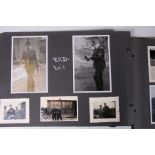 A WW2 Third Reich Nazi personal photograph album with approximately 115 snapshot photos showing