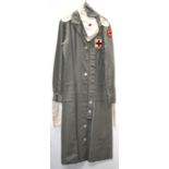 A WWII 'Grey Lady' American Red Cross Volunteer nurses uniform made by 'Faith Inc'.Condition