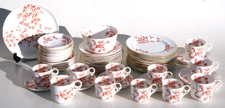 A Royal Crown Derby Hawthorn pattern part tea-set.