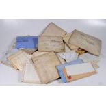 A large quantity of 18th, 19th and early 20th century indentures.