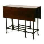 A Queen Anne style mahogany spider leg gate-leg table, 91cms (36ins) wide.