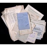 A large quantity of documents and ephemera relating to the Air Raid Precautions, Street Fire