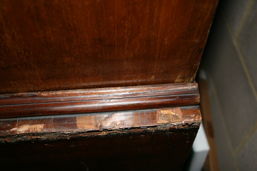 A 19th century mahogany secretaire bookcase, the astragal glazed doors enclosing a shelved interior, - Image 7 of 24