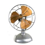 A mid 20th century Frost & Co. electric desk fan, 35cms (13.5ins) high.