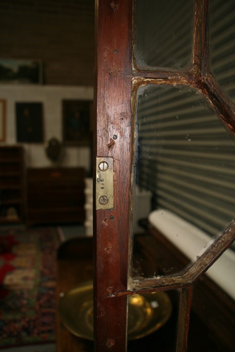 A 19th century mahogany secretaire bookcase, the astragal glazed doors enclosing a shelved interior, - Image 16 of 24